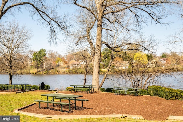 18919 Diary Rd, Montgomery Village, MD 20886 - view of community with a water view and a yard