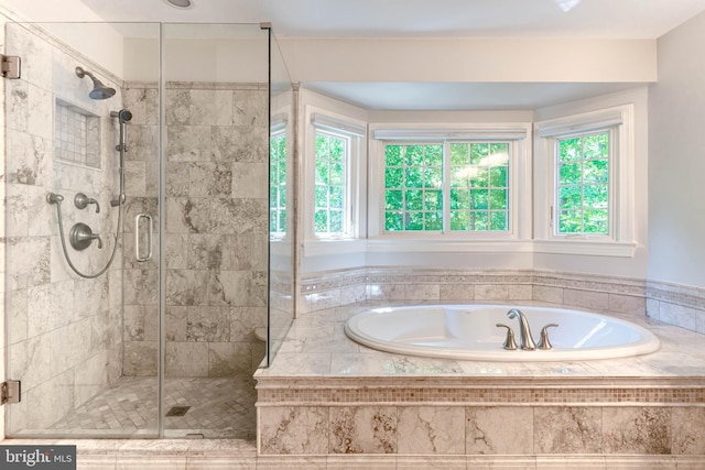 13016 Brookmead Dr, Manassas, VA 20112 - full bathroom featuring a bath and a shower stall