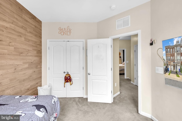 3536 Pipestone Pl, Waldorf, MD 20601 - bedroom with light carpet, a closet, and baseboards