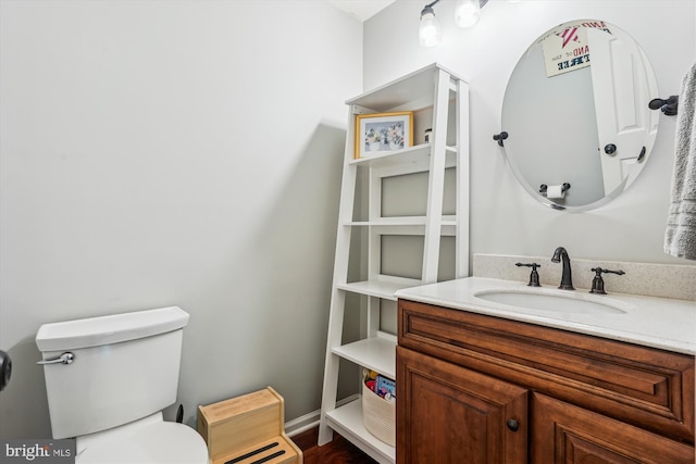 16719 Tintagel Ct, Dumfries, VA 22025 - bathroom with vanity, toilet, and baseboard heating