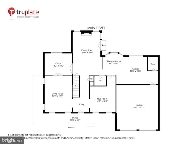 16719 Tintagel Ct, Dumfries, VA 22025 - floor plan / room layout