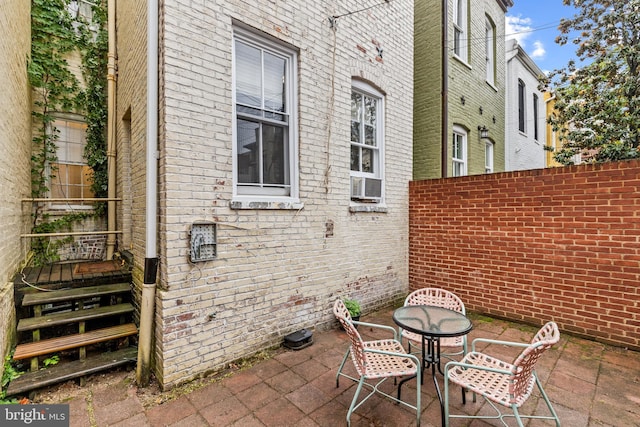 1328 35th St NW, Washington, DC 20007 - view of patio / terrace featuring outdoor dining area and cooling unit