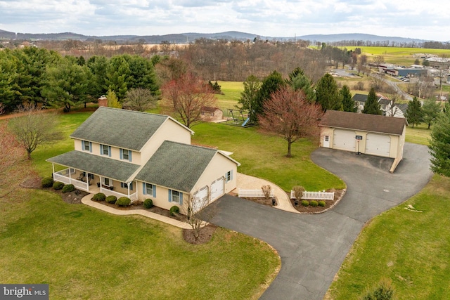 290 S Windy Mansion Rd, Denver, PA 17517 - view from above of property with mountains