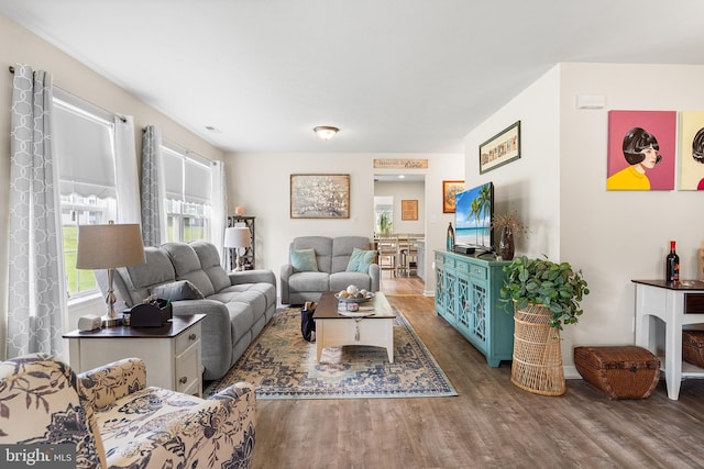 9 Peppergrass Dr N, Mount Laurel, NJ 08054 - living room with wood finished floors