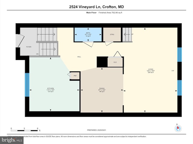 2524 Vineyard Ln, Crofton, MD 21114 - property floor plan