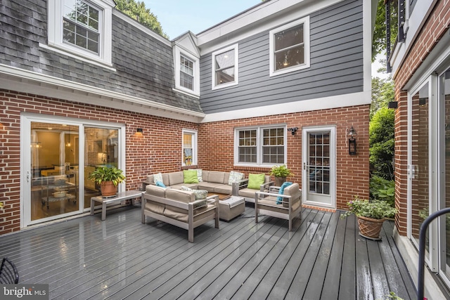 4831 Alton Pl NW, Washington, DC 20016 - deck with an outdoor living space