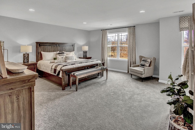 128 Fred Dr, North East, MD 21901 - bedroom featuring carpet flooring, baseboards, and recessed lighting