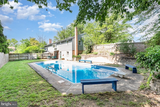 view of pool