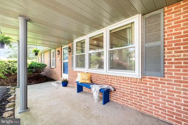 view of porch