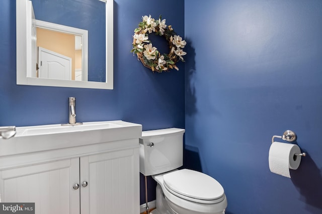21381 Chickacoan Trail Dr, Broadlands, VA 20148 - half bath featuring toilet and vanity