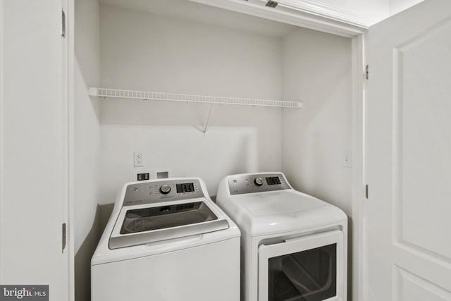 121 Stribling Way, Winchester, VA 22602 - laundry area featuring separate washer and dryer