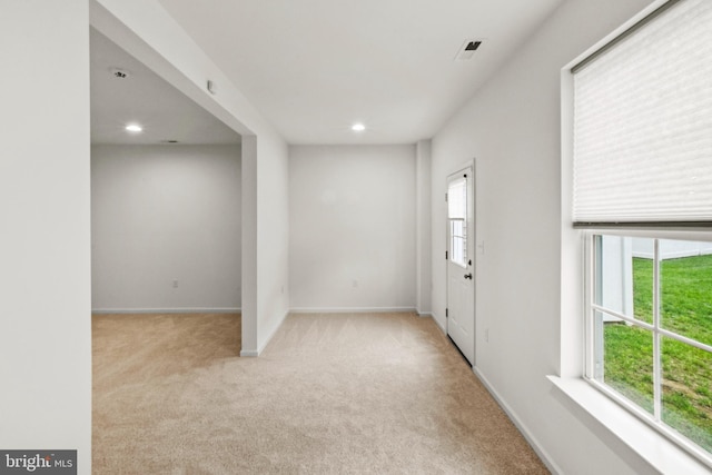 121 Stribling Way, Winchester, VA 22602 - spare room with carpet floors, baseboards, and recessed lighting