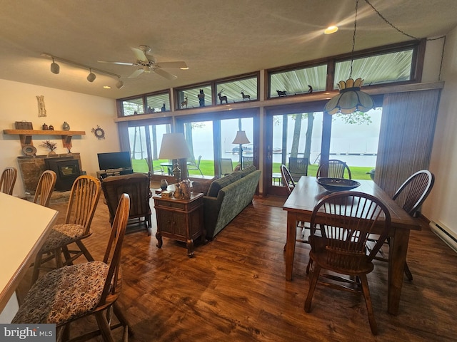 939 Glendale Rd Unit 13, Oakland, MD 21550 - dining area featuring wood finished floors and a ceiling fan