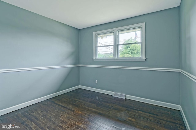 3176 S Hance Bridge Rd, Vineland, NJ 08361 - empty room featuring baseboards and dark wood-style floors