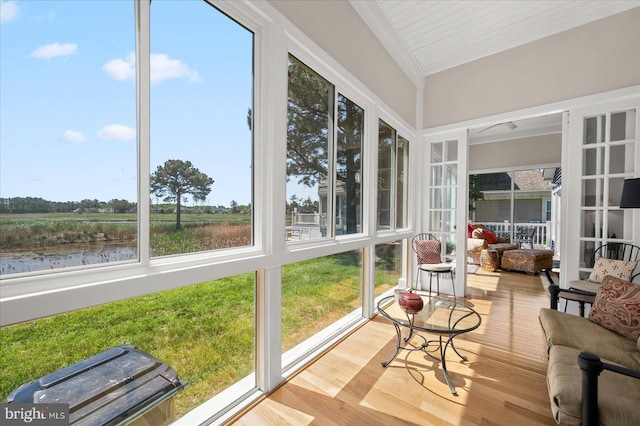 30558 Luff Ln Unit C-14, Ocean View, DE 19970 - sunroom with wood finished floors
