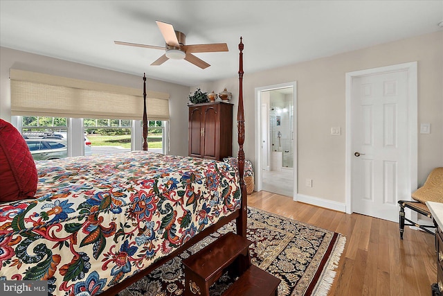 30558 Luff Ln Unit C-14, Ocean View, DE 19970 - bedroom with light wood-type flooring, baseboards, and ceiling fan