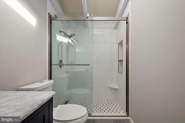 3 129th St Unit 7, Ocean City, MD 21842 - full bath featuring toilet, a stall shower, and vanity
