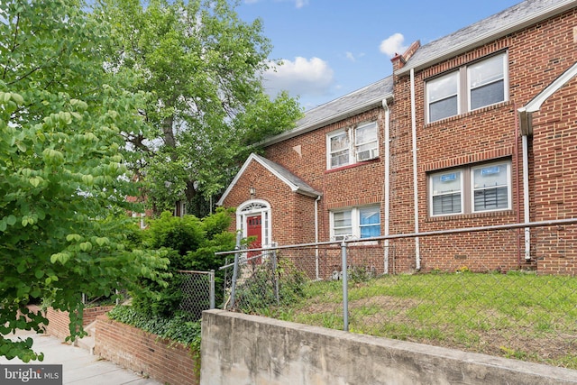 4825 3rd St NW, Washington, DC 20011 - view of front of house with brick siding and a chimney