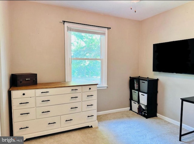 608 Tacketts Mill Rd, Stafford, VA 22556 - home office with light colored carpet and baseboards