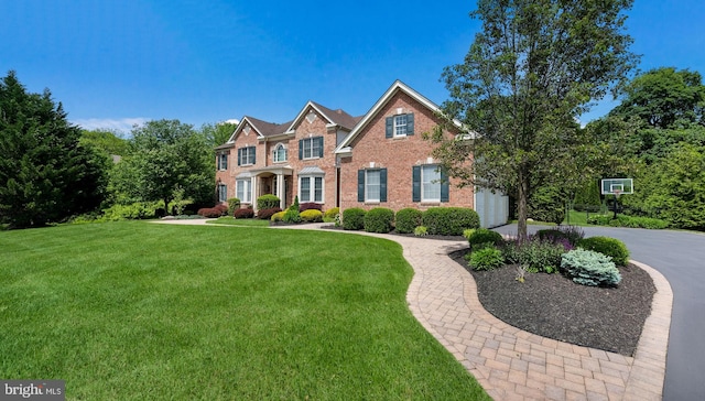 2799 Manion Way, Doylestown, PA 18902 - colonial-style house with a front lawn and brick siding