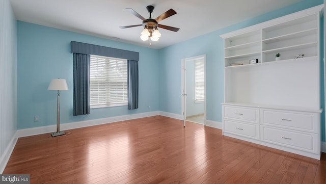 2799 Manion Way, Doylestown, PA 18902 - unfurnished bedroom with wood finished floors and a ceiling fan
