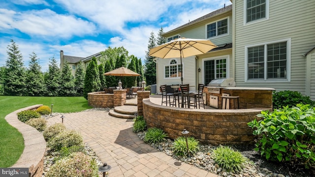 2799 Manion Way, Doylestown, PA 18902 - view of patio featuring area for grilling and outdoor dining area