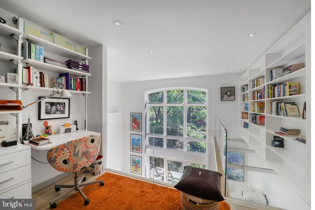 3927 Georgetown Ct NW, Washington, DC 20007 - office area featuring built in shelves
