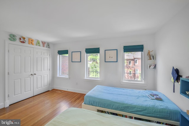 3927 Georgetown Ct NW, Washington, DC 20007 - bedroom with wood finished floors and a closet