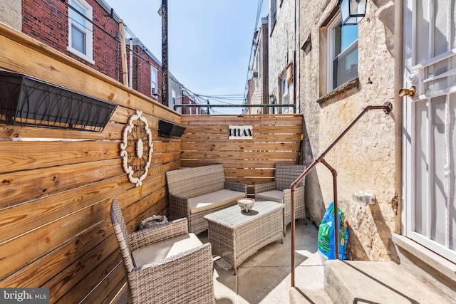 2305 S Croskey St, Philadelphia, PA 19145 - view of patio featuring an outdoor hangout area