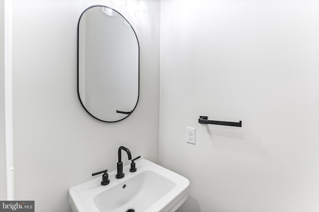 bathroom with a sink