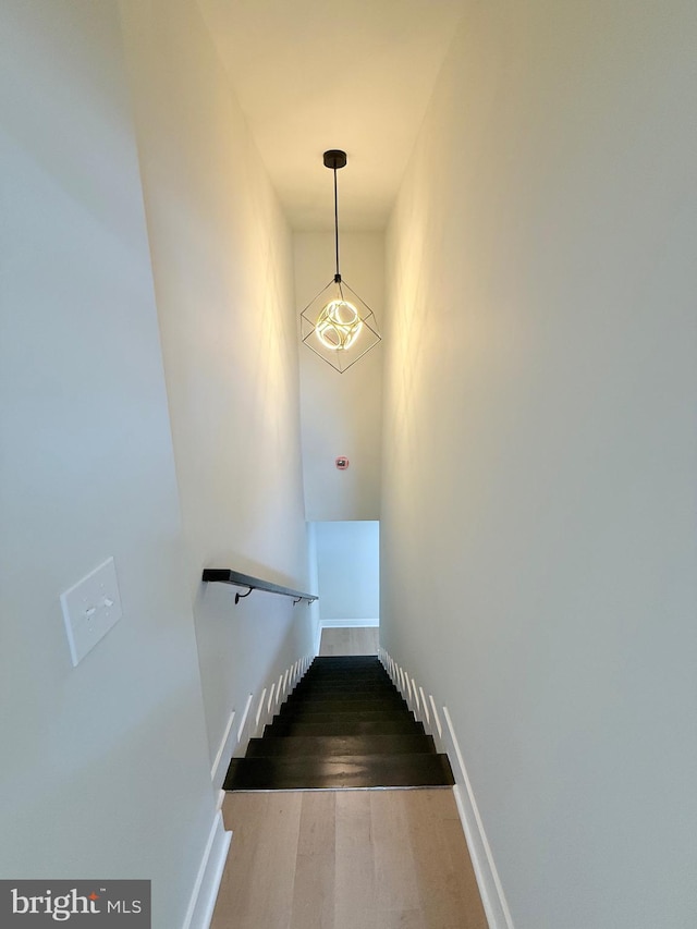 2112 Llewelyn Ave, Baltimore, MD 21213 - stairs with wood finished floors