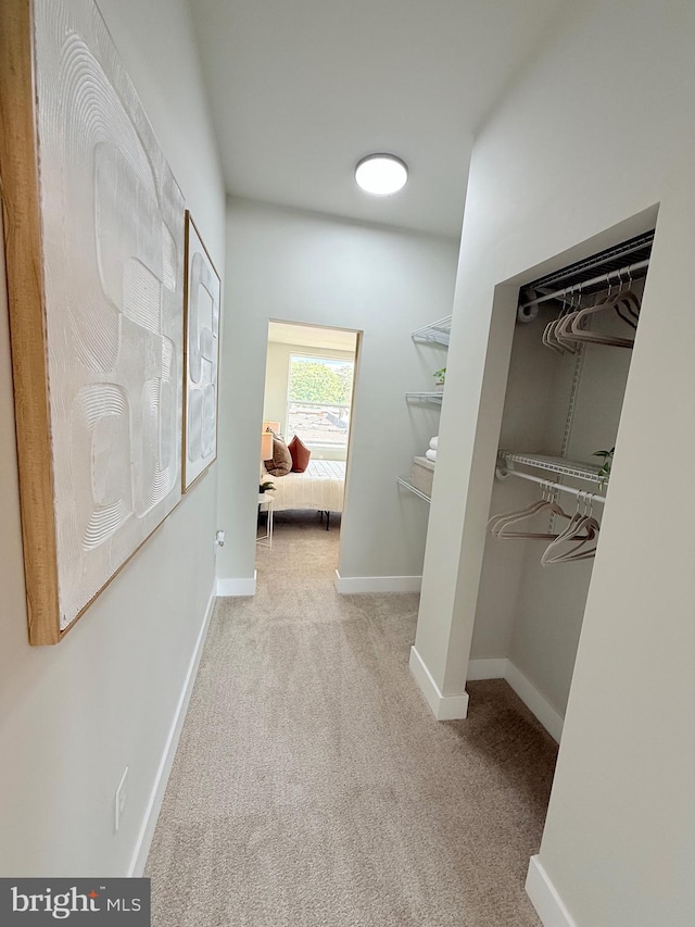 2112 Llewelyn Ave, Baltimore, MD 21213 - hallway featuring carpet flooring and baseboards