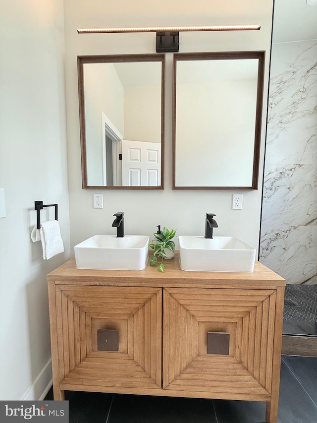 2112 Llewelyn Ave, Baltimore, MD 21213 - full bath featuring double vanity