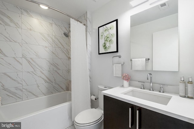 508 Fairmount Ave, Philadelphia, PA 19123 - bathroom with vanity, toilet, and shower / tub combo