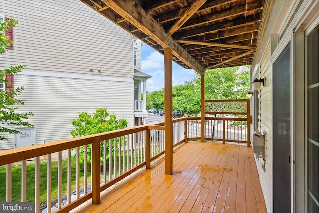 13800 Breezy Ridge Way Unit 101, Woodbridge, VA 22191 - view of wooden terrace