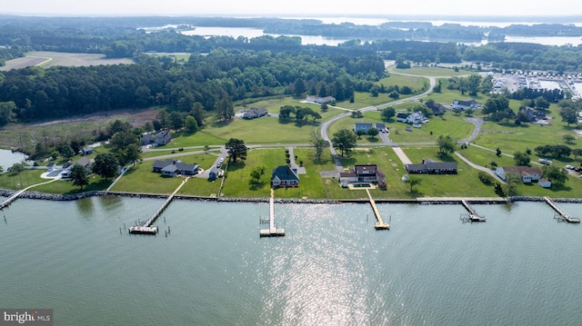 1702 Ferry Point Ct, Trappe, MD 21673 - aerial overview of property's location with a nearby body of water