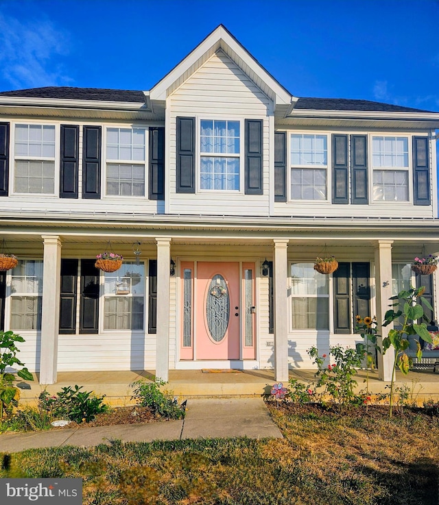 186 Brush Dr, Martinsburg, WV 25405 - view of property with covered porch