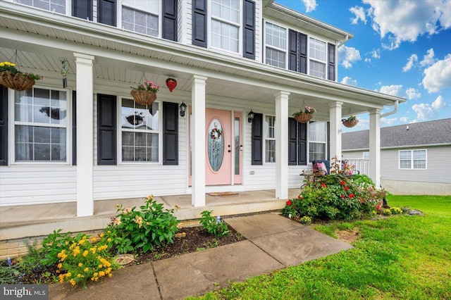 186 Brush Dr, Martinsburg, WV 25405 - entrance to property with a porch