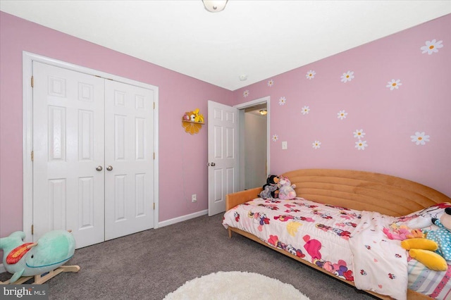 186 Brush Dr, Martinsburg, WV 25405 - carpeted bedroom with a closet and baseboards