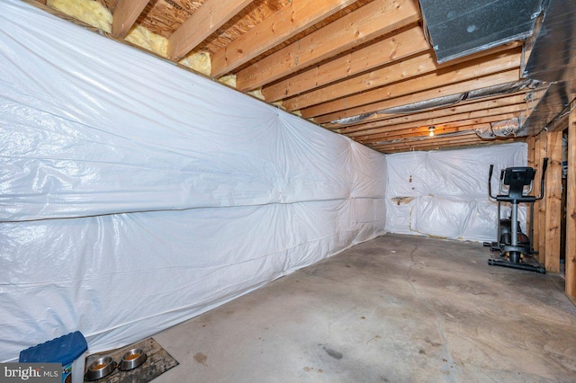 186 Brush Dr, Martinsburg, WV 25405 - view of unfinished below grade area