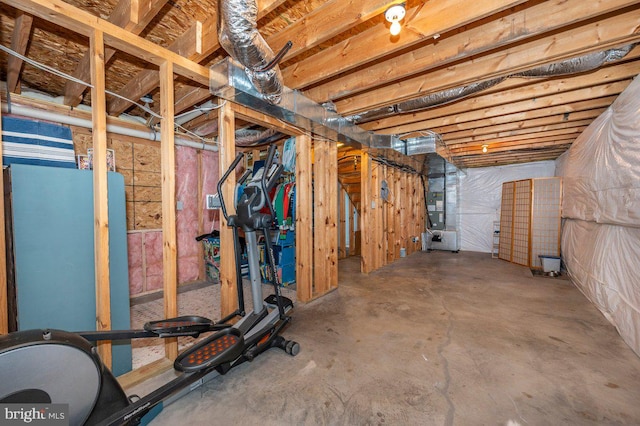 186 Brush Dr, Martinsburg, WV 25405 - unfinished basement featuring heating unit