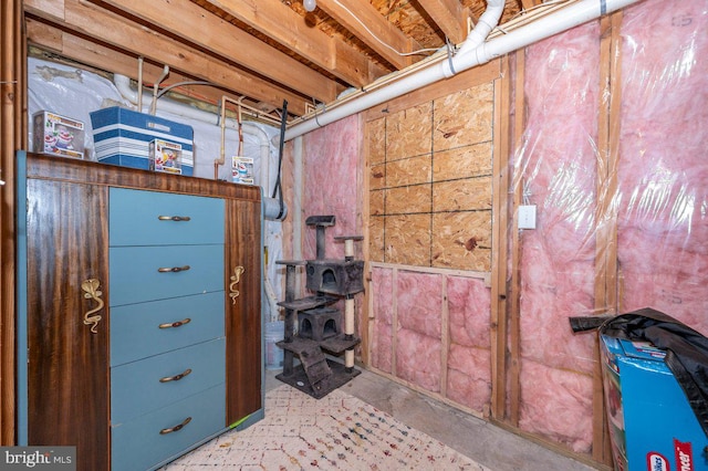 186 Brush Dr, Martinsburg, WV 25405 - view of unfinished basement