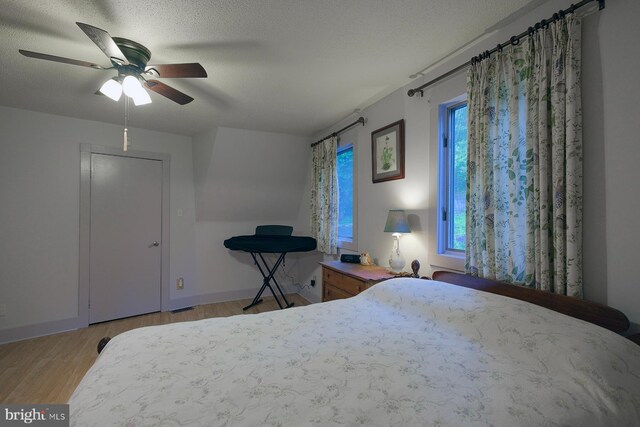 4027 Trego Mountain Rd, Keedysville, MD 21756 - bedroom with light wood finished floors, baseboards, and a ceiling fan