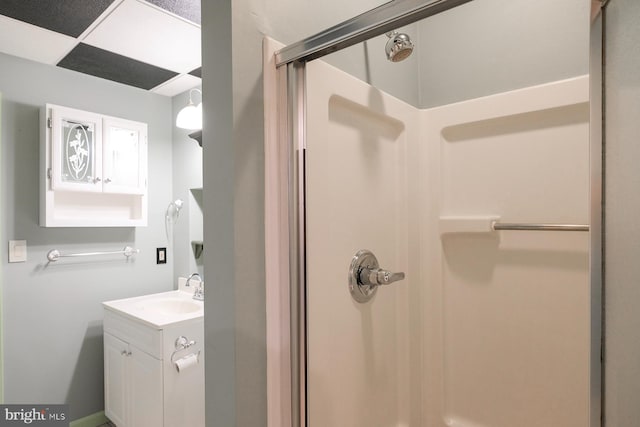4027 Trego Mountain Rd, Keedysville, MD 21756 - bathroom with a shower stall and vanity