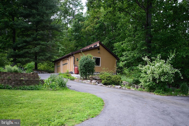 4027 Trego Mountain Rd, Keedysville, MD 21756 - view of front of home with asphalt driveway and a garage