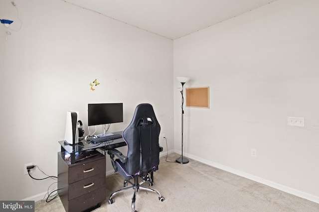 30 Ivy Spring Ln, Fredericksburg, VA 22406 - office area with baseboards and light colored carpet