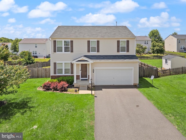 30 Ivy Spring Ln, Fredericksburg, VA 22406 - traditional-style home featuring a garage, driveway, and a residential view