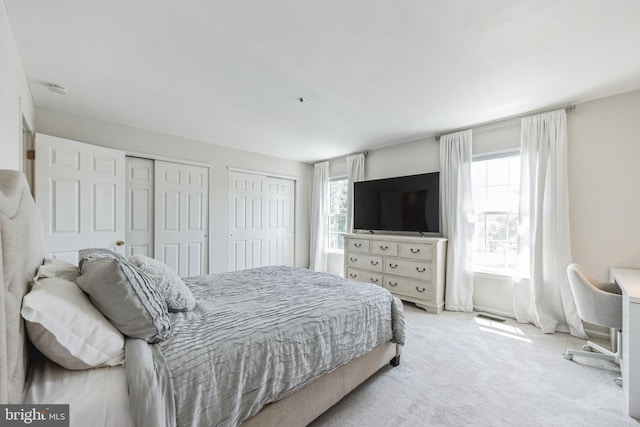 515 Williamsburg Way, King Of Prussia, PA 19406 - carpeted bedroom with multiple windows and two closets