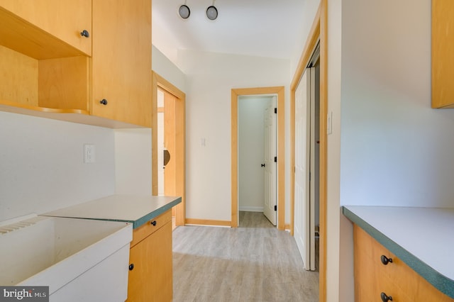 1104 Milroy Ct, Winchester, VA 22601 - kitchen with light wood finished floors and light countertops
