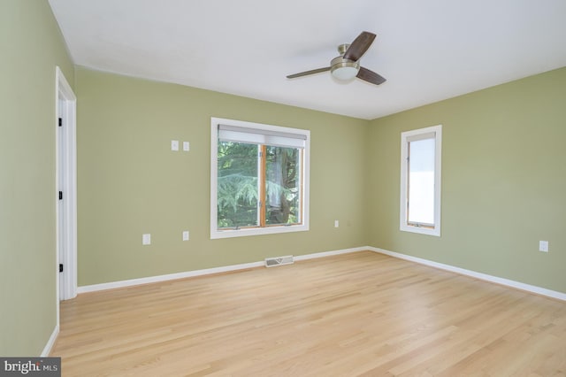 1104 Milroy Ct, Winchester, VA 22601 - unfurnished room featuring light wood-style floors and a ceiling fan